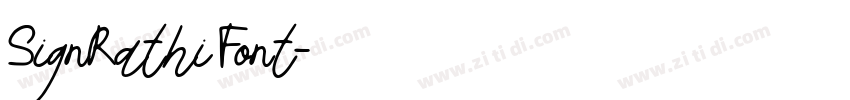 SignRathi Font字体转换